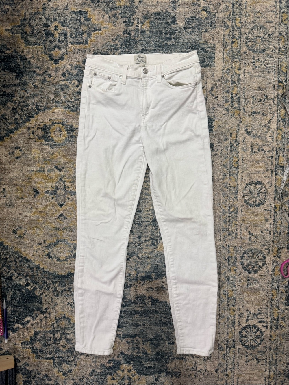 J. Crew White Skinny Jeans - Slim Ankle Fit